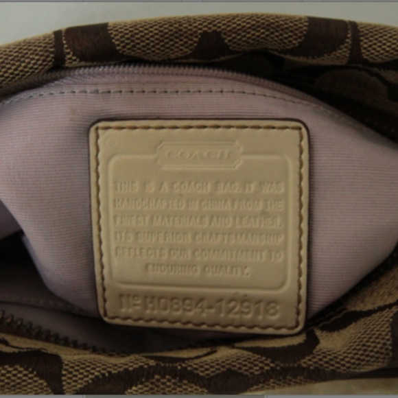 2000's Y2K Coach Signature Canvas Top Handle Bag - Picture 6 of 7